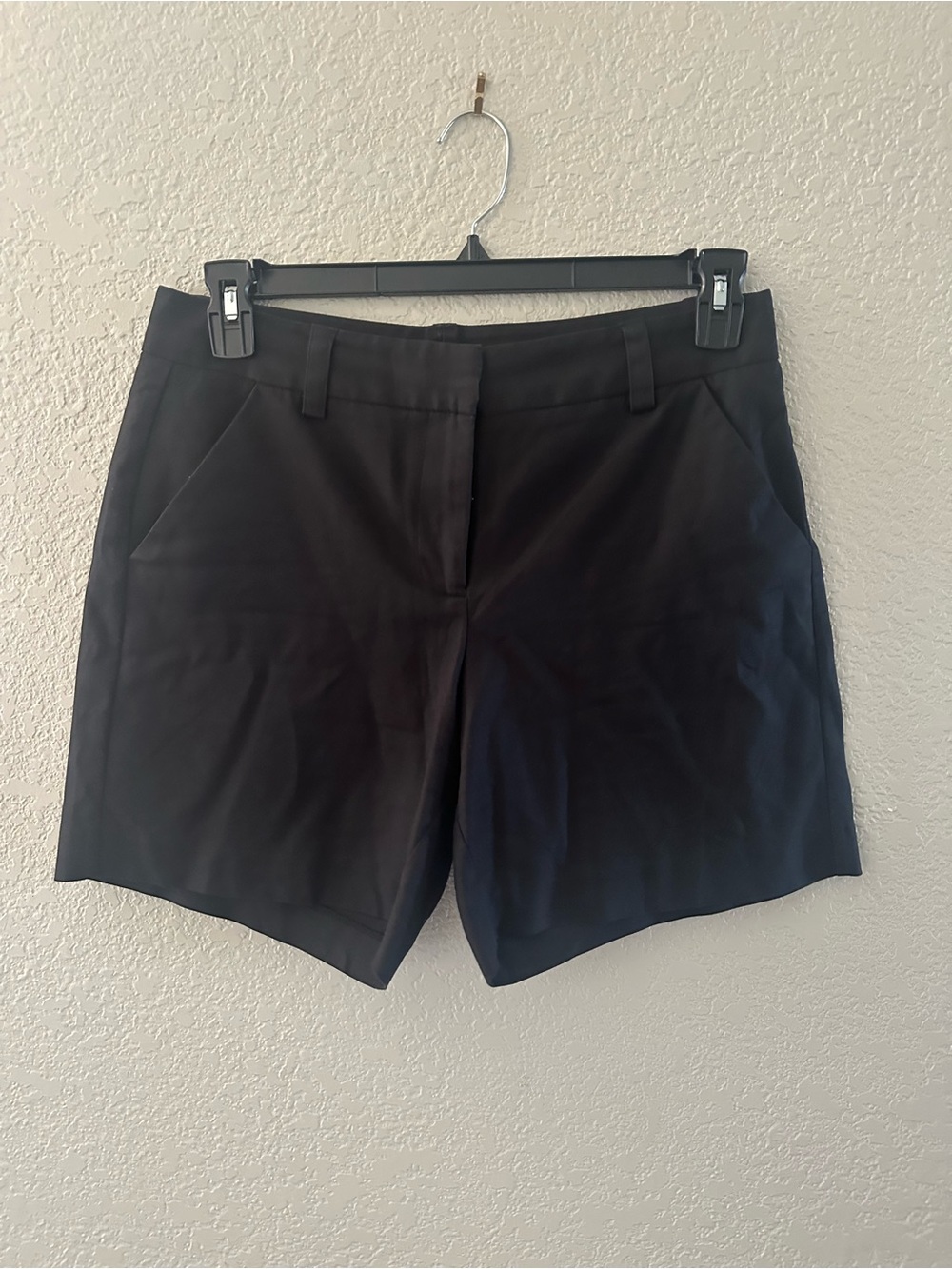 Vince Camuto Black Tailored Bermuda Shorts